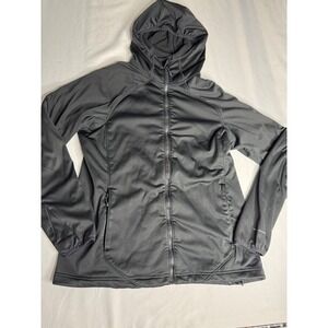 Columbia Omni-Shield Full Zip Hoodie Mens Medium Black Fleece‎ Lined Jacket